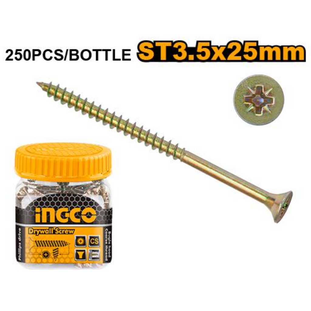 INGCO Chipboard screw 250 pcs ST3.5x25mm