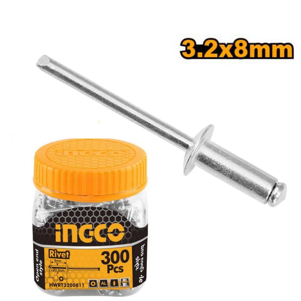INGCO Rivet 300 pcs 3.2x8mm