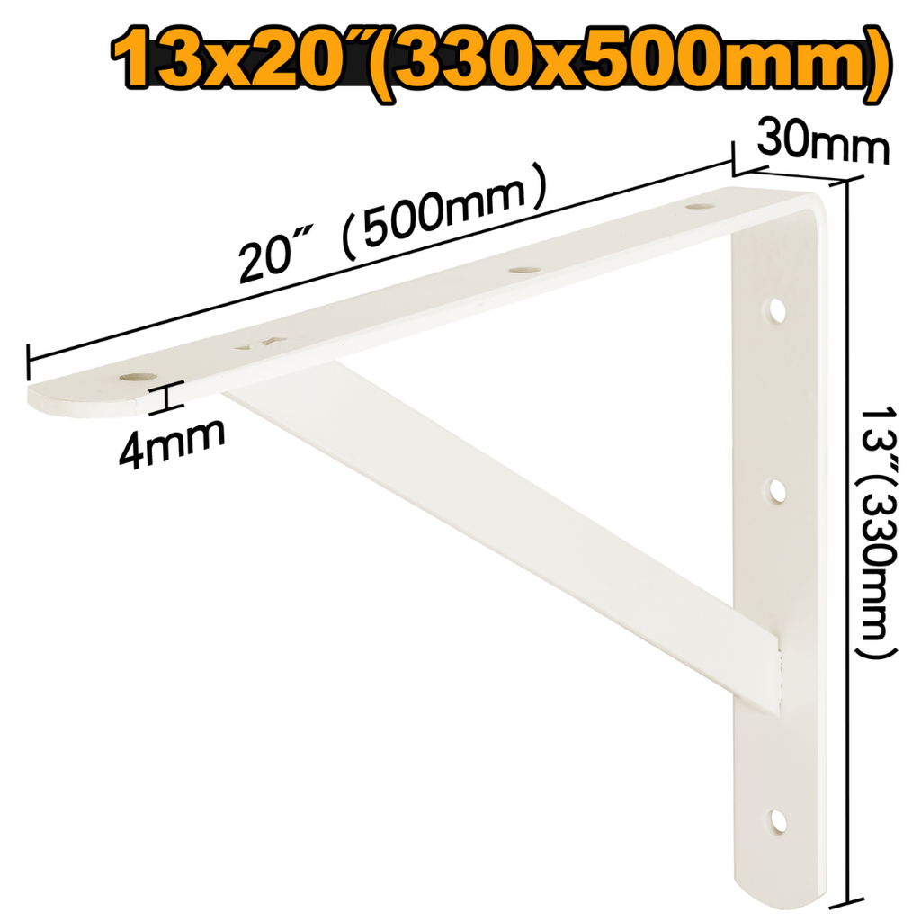 INGCO Heavy Duty Shelf Brackets 13x20(330x500mm)