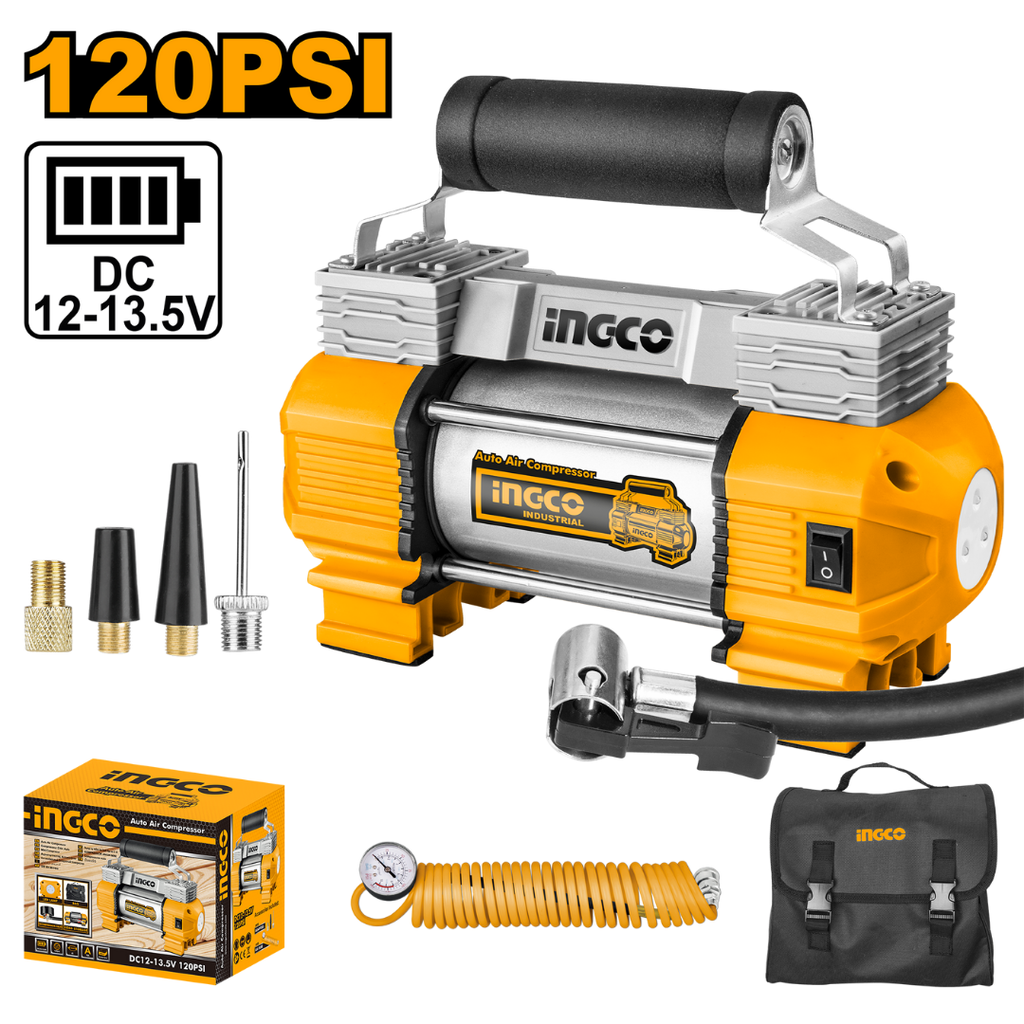 INGCO Auto Air Compressor 120PSI/8BAR