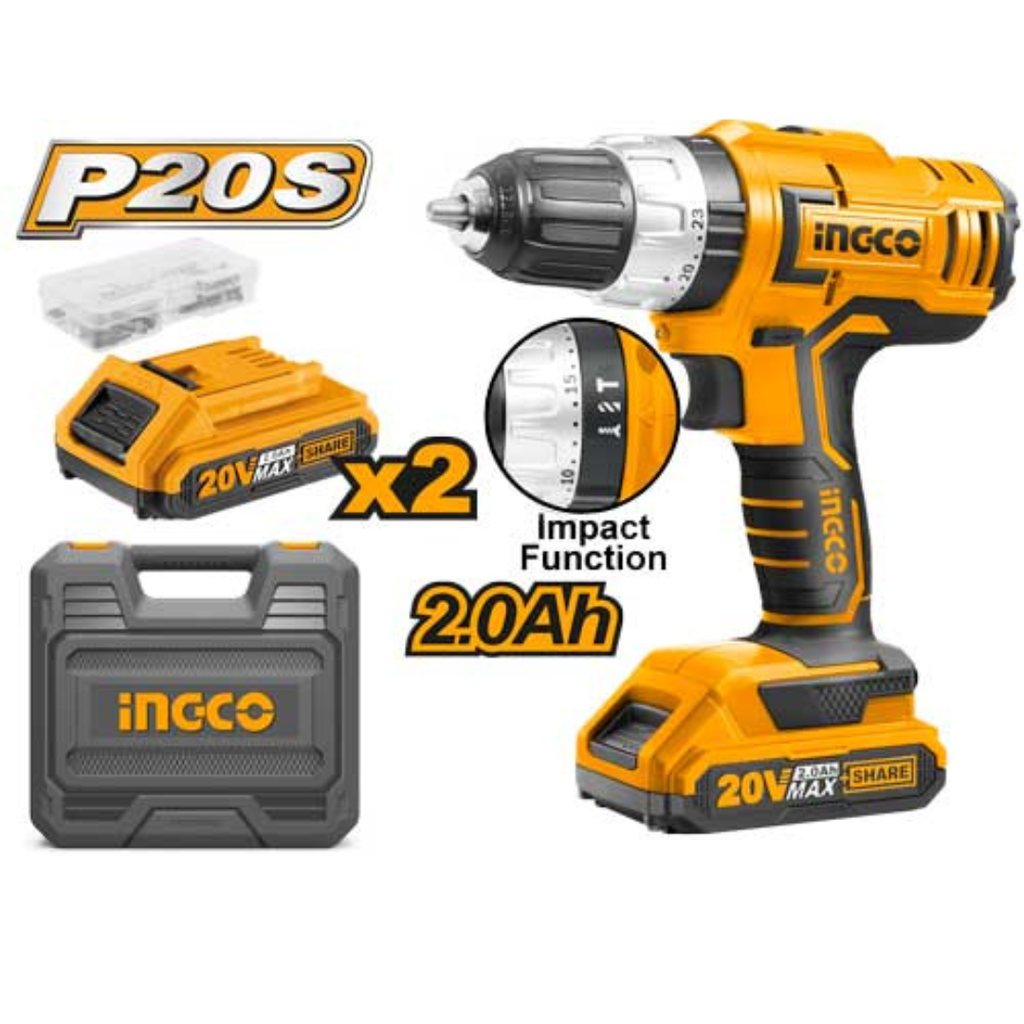 INGCO Lithium-Ion Impact Drill 60NM