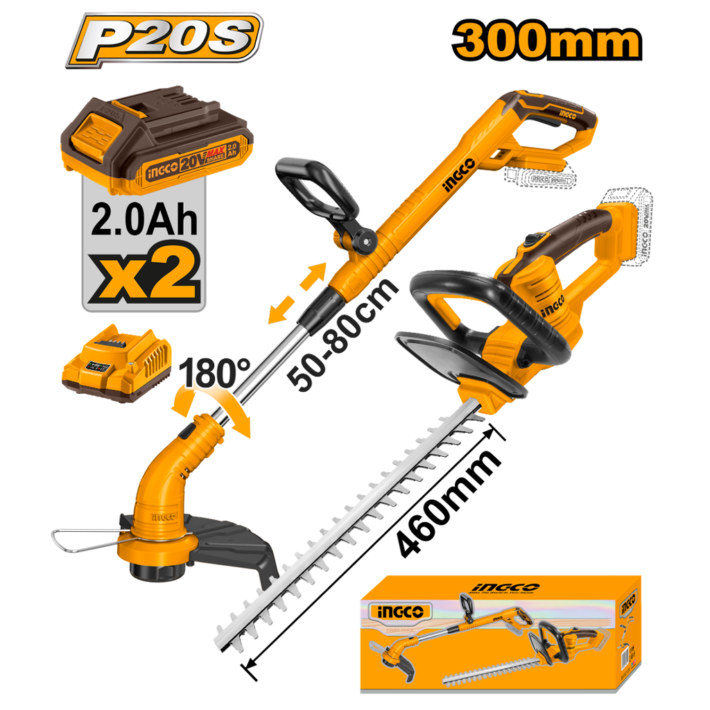 INGCO Cordless 2 Pcs Combo kit COSLI240585
