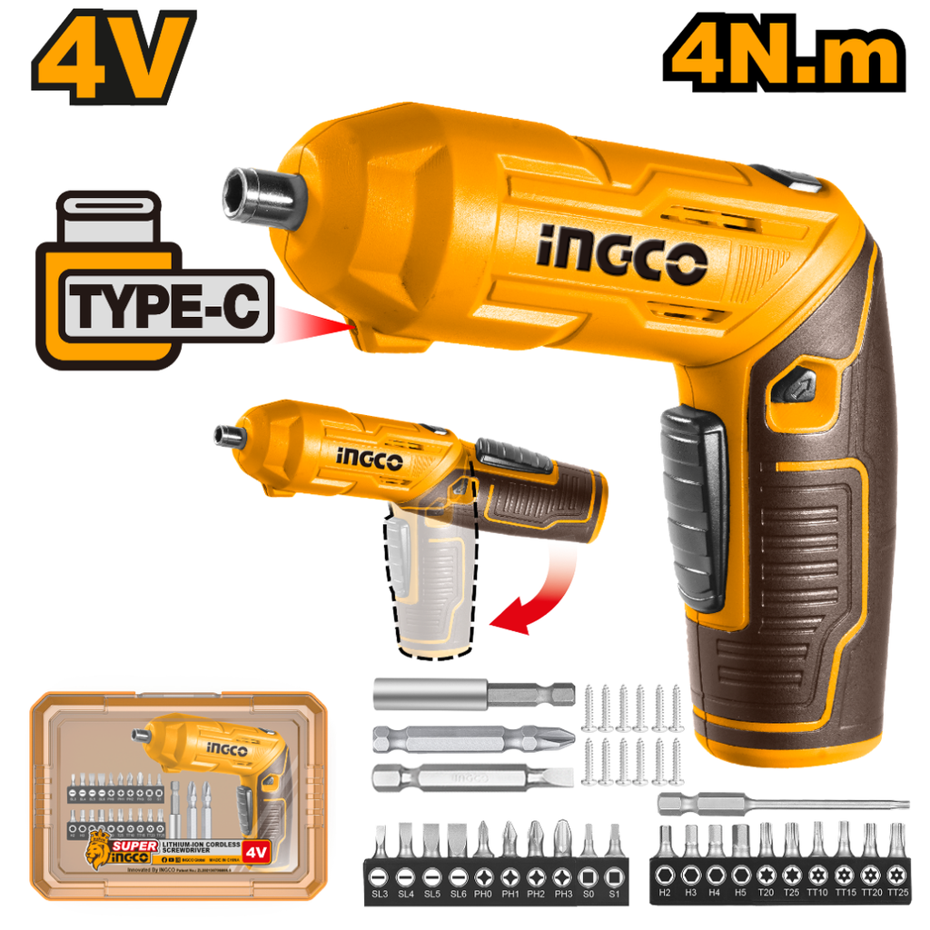 INGCO Lithium-Ion Cordless screwdriver CSDLI04425