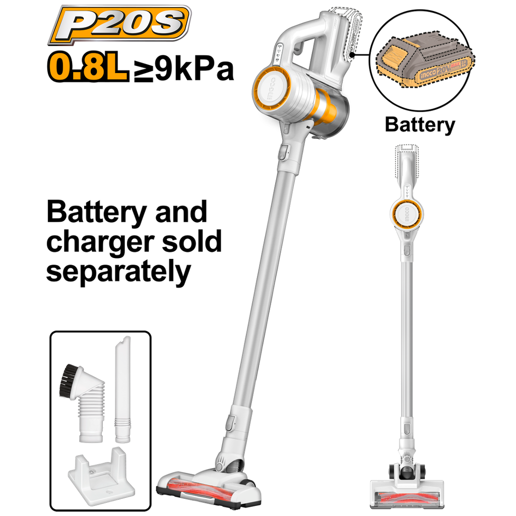 INGCO Cordless Vacuum Cleaner 120W 0.8L