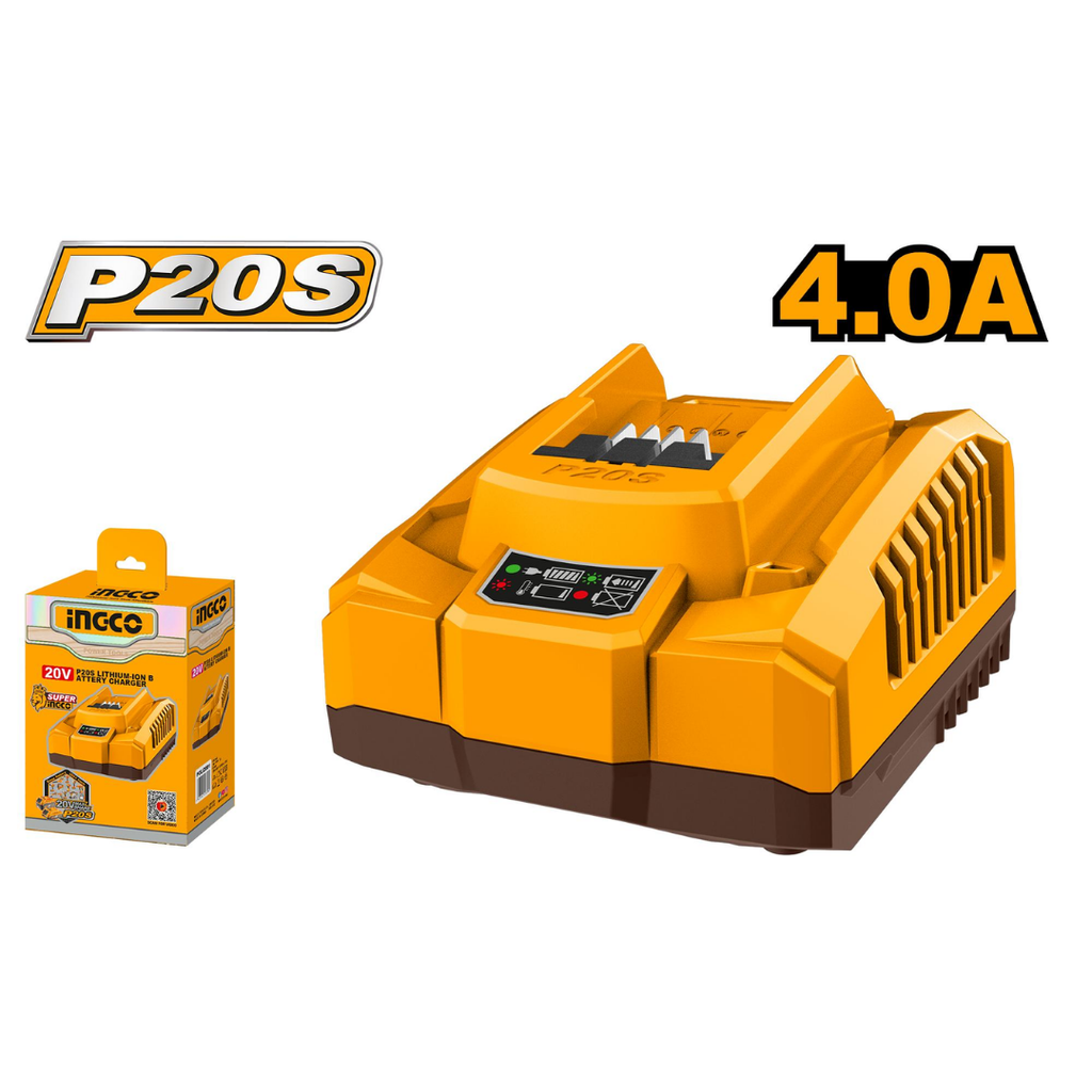 INGCO P20S Lithium-Ion battery charger 4.0A