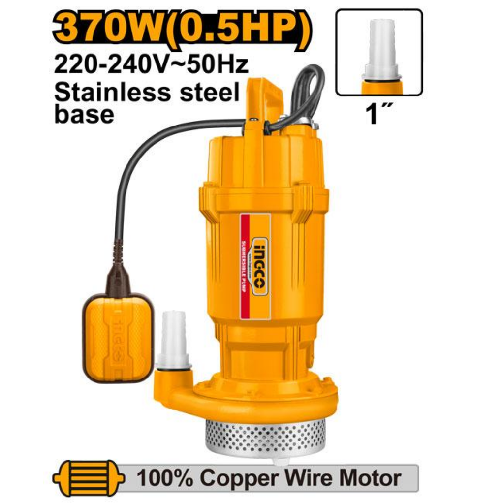 INGCO Submersible Pump 370W (0.5HP)