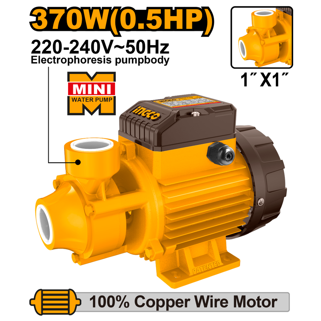 INGCO Water Pump 370W (0.5HP) 30L / Min