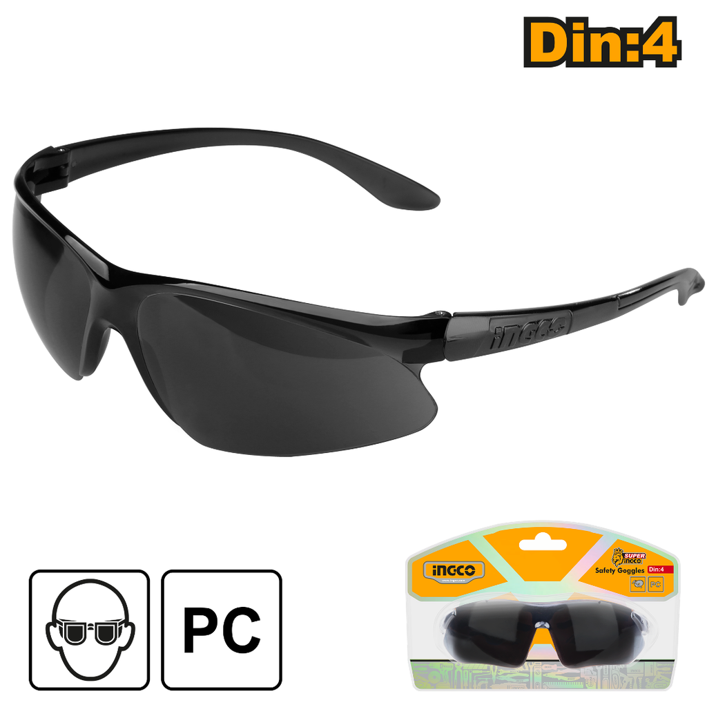 INGCO Safety goggles dark shape 