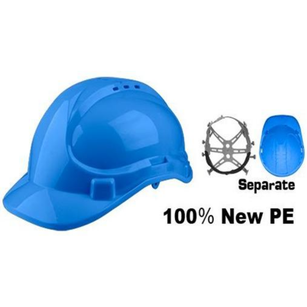 INGCO Safety helmet blue plastic