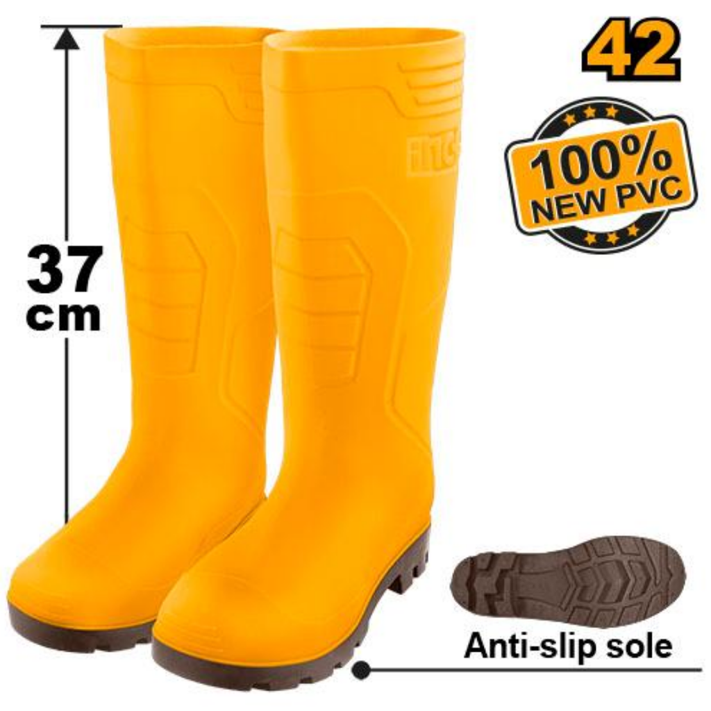 INGCO 37cm Rain boots 42