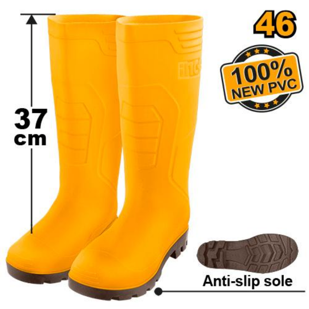 INGCO 37cm Rain boots 46