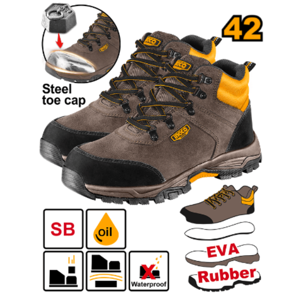 INGCO Safety Boots 42