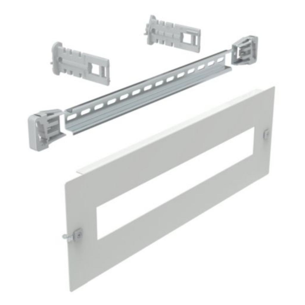 LEGRAND Modular chassis to compose Modular metal faceplate height 150 width 800 with rail