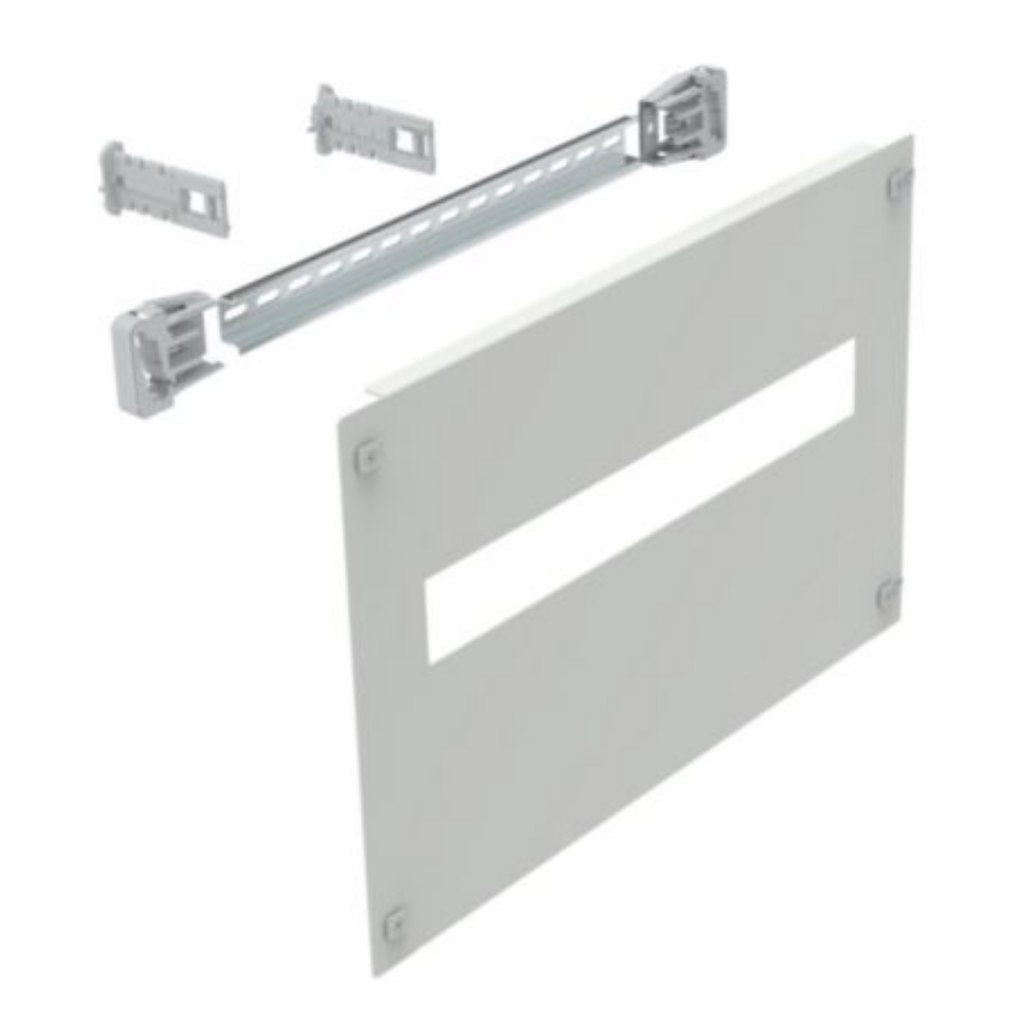 LEGRAND Modular chassis to compose Modular metal faceplate height 300 width 600 with rail