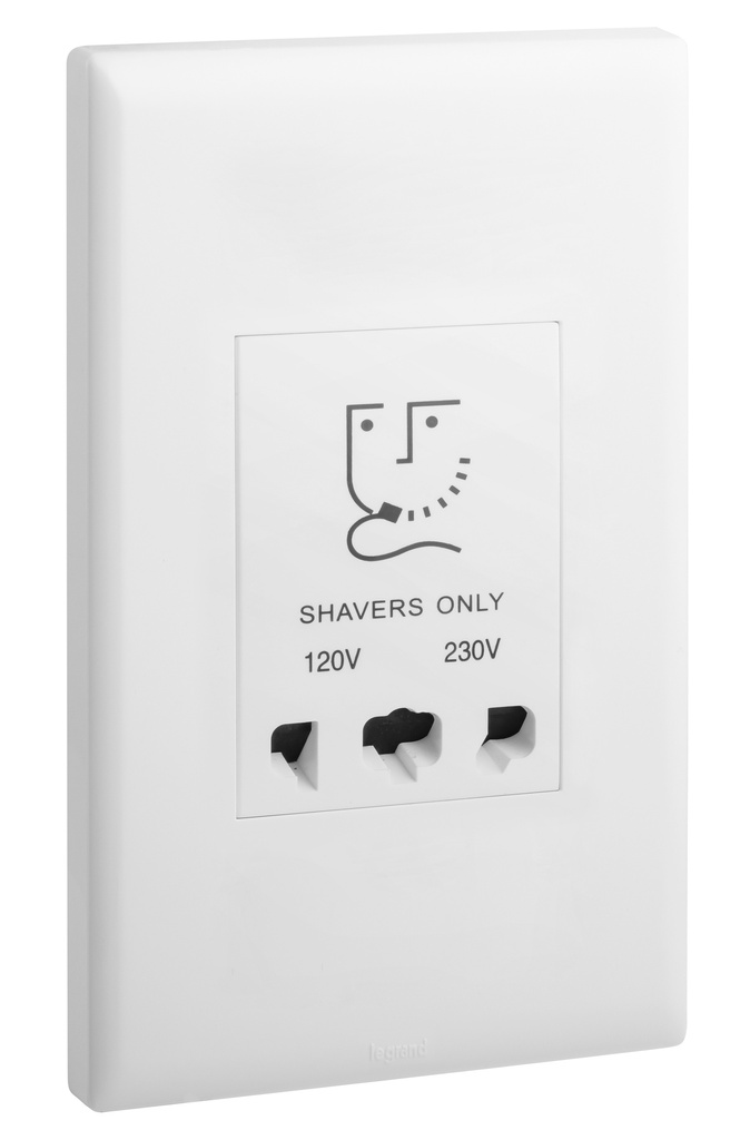 LEGRAND ELOE 2 gang shaver socket