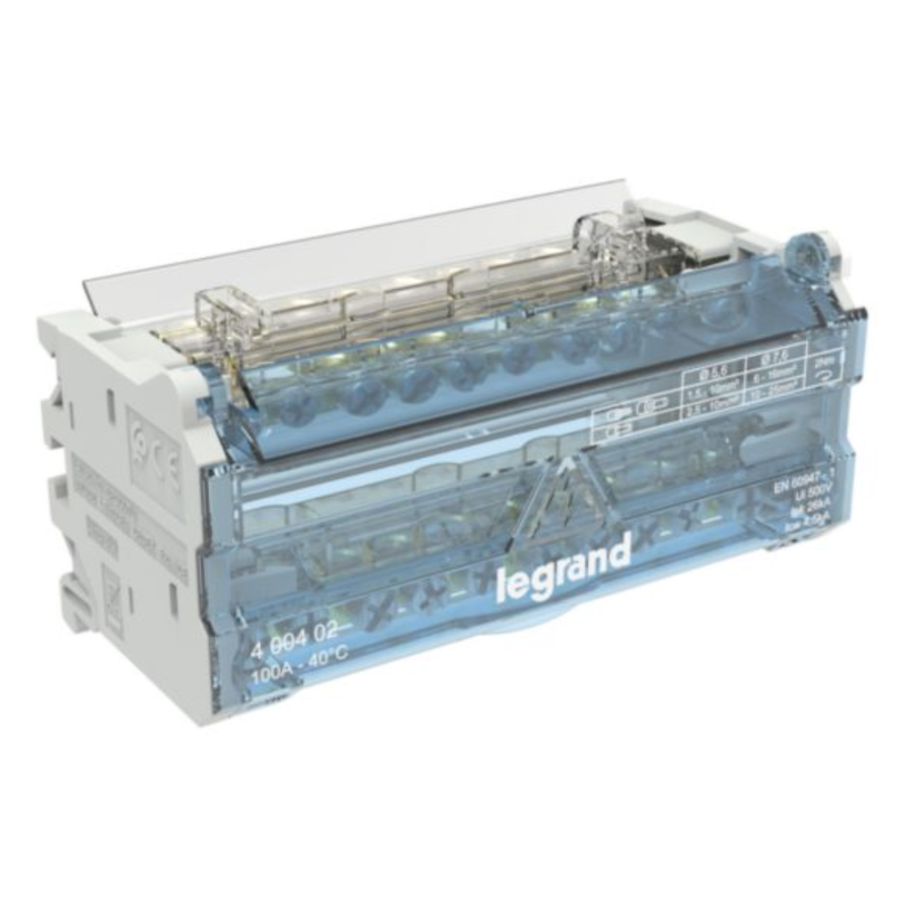 LEGRAND Repartiteur 2p 100a 6mod 10 Depart