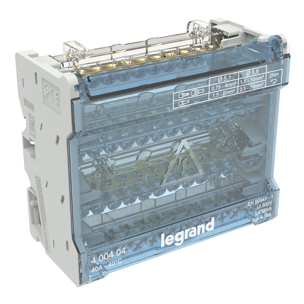 LEGRAND Repartiteur 4p 40a 6mod