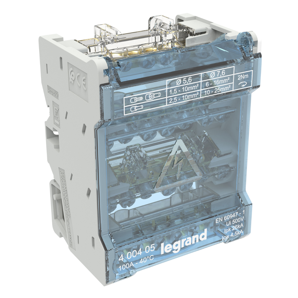 LEGRAND Repartiteur 4p 100a 4mod 2x25mm 5x2.5mm