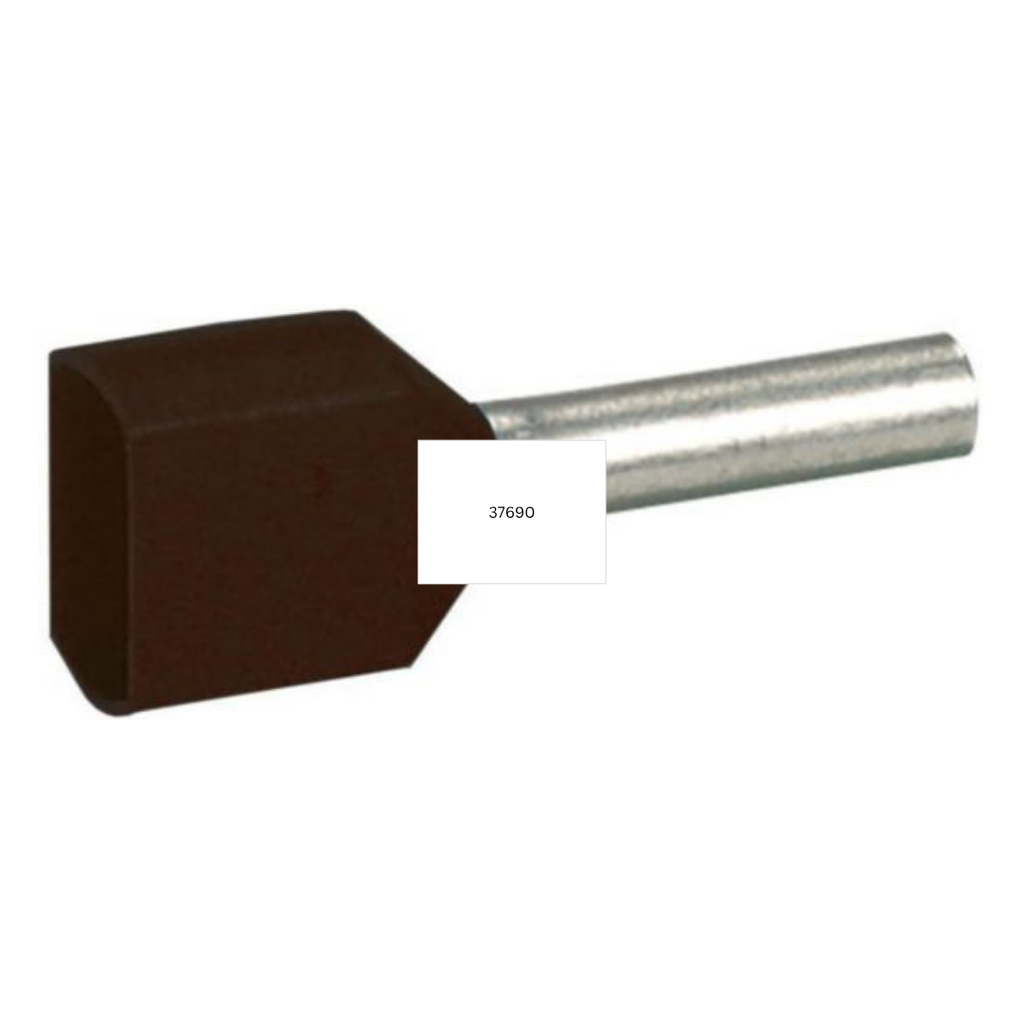 LEGRAND Starfix Double Embout A Colle Isolante Double 2x1.5mm Noir