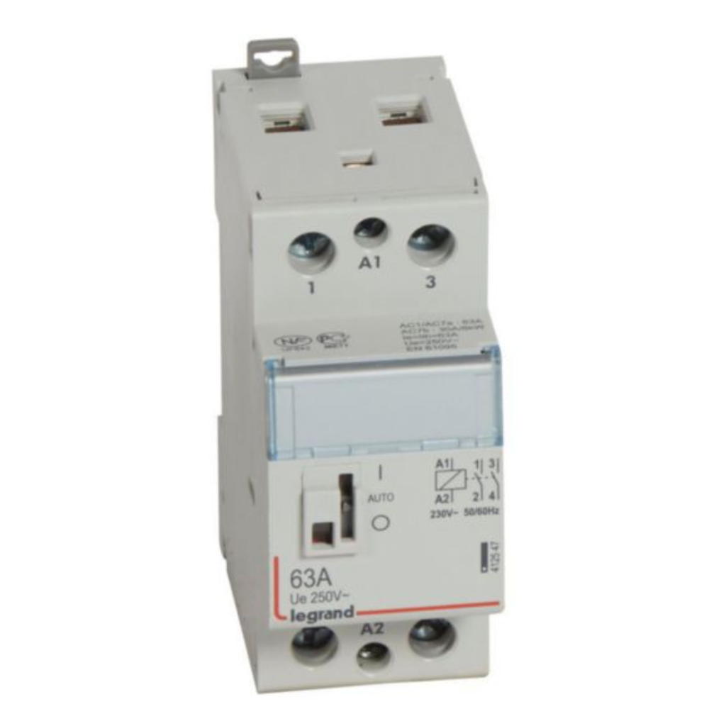  LEGRAND Contacteur De Puis 63a 2 Pole Coil 240v 3 Mod