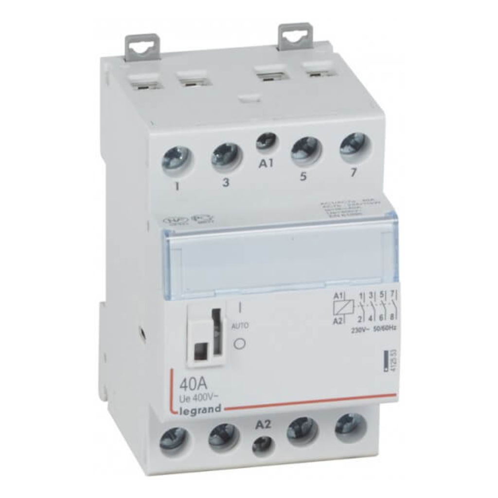 LEGRAND Contacteur De Puis 40a 4 Pole Coil 240v 3 Mod cx3