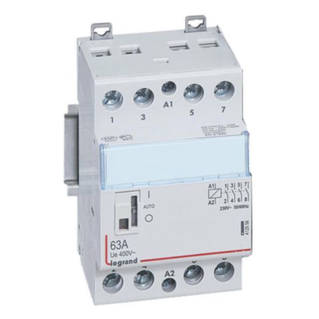  LEGRAND Contacteur De Puis 63a 4 Pole Coil 230v 3 Mod cx3