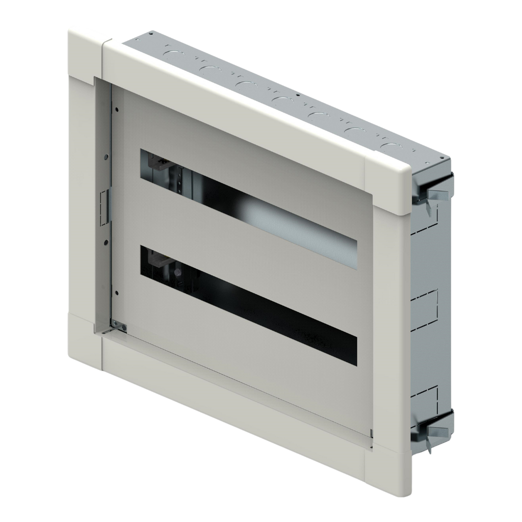 LEGRAND Metal cabinet XL³ S 160 flush mounting 2 rows of 24 Modules without door