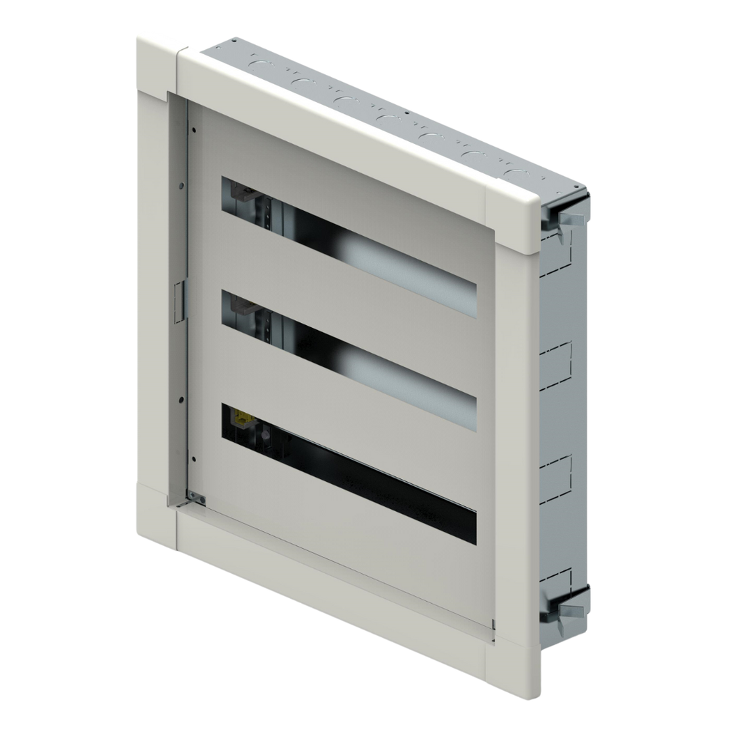 LEGRAND Metal cabinet XL³ S 160 flush mounting 3 rows of 24 Modules without door