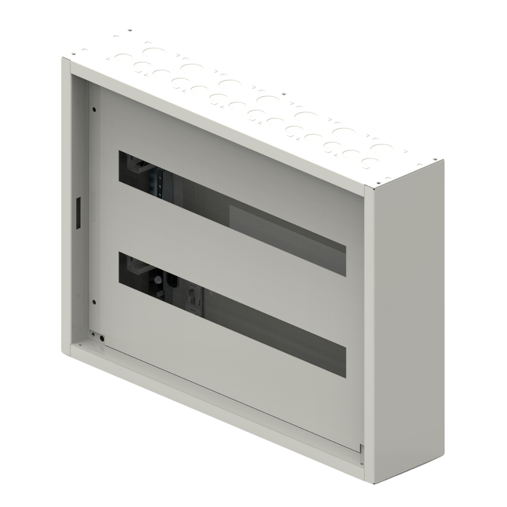 LEGRAND Metal cabinet XL³ S 160 surface mounting 2 rows of 24 modules without door