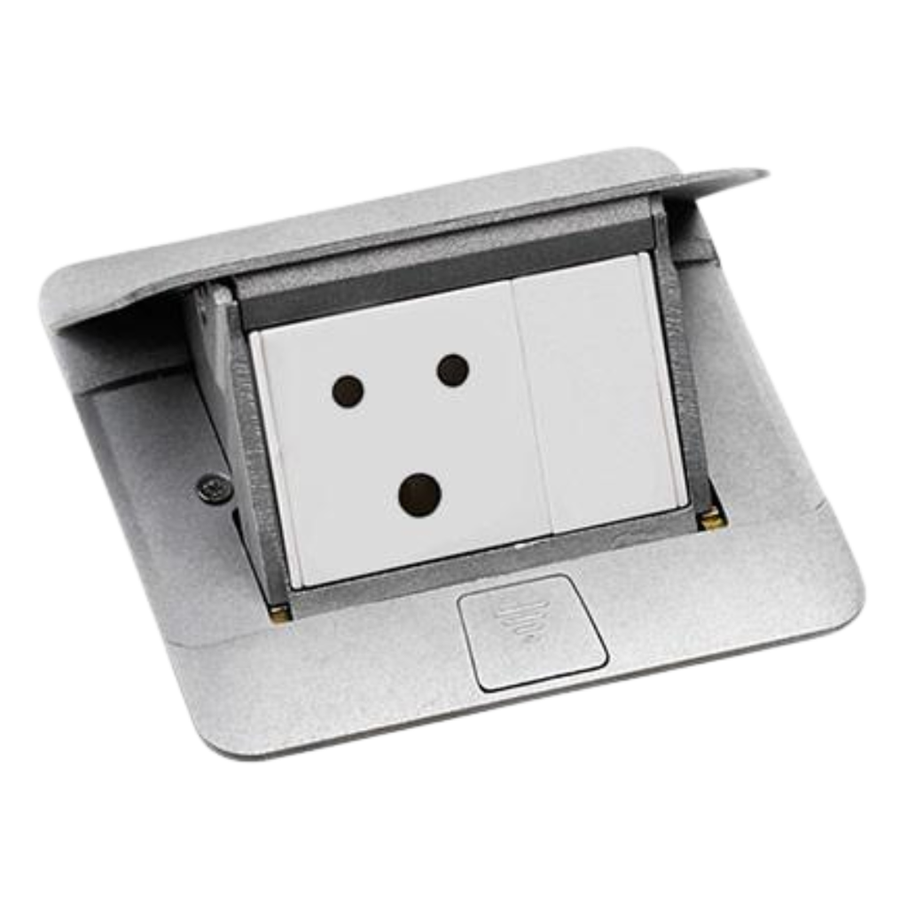 LEGRAND Pop up 3 modules to be equipped - matt aluminium finish