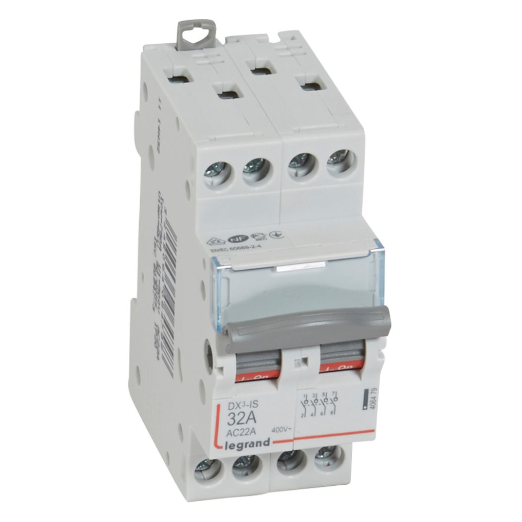 LEGRAND Isolateur 32a 4Pole 2mod Dx3 