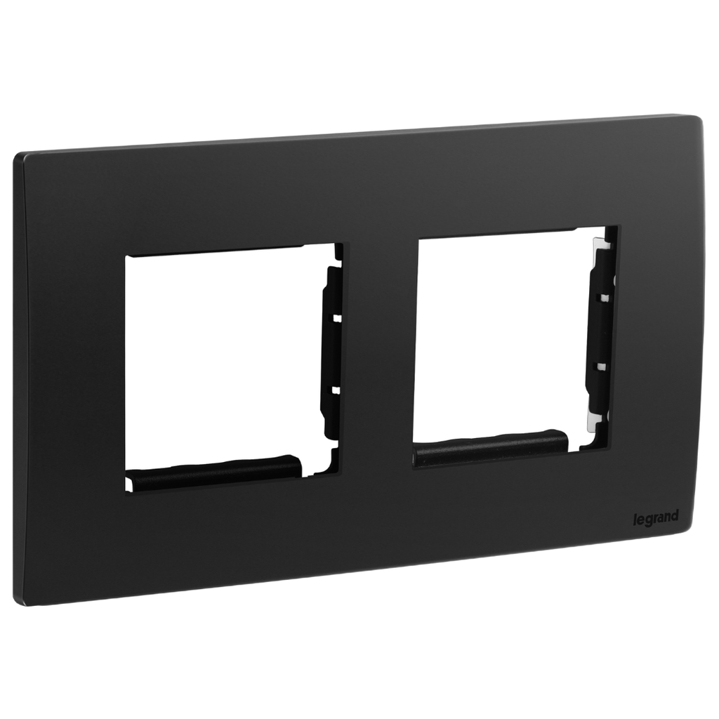 LEGRAND Mallia sense mod arteor adaptor 2g with cover plate matt balck