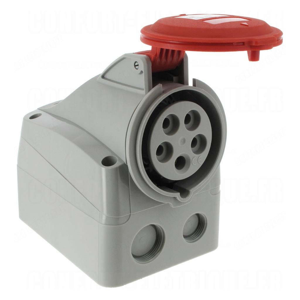 LEGRAND Surface mounting socket P17 - IP44 - 380/415 V~ - 16 A - 3P+N+E