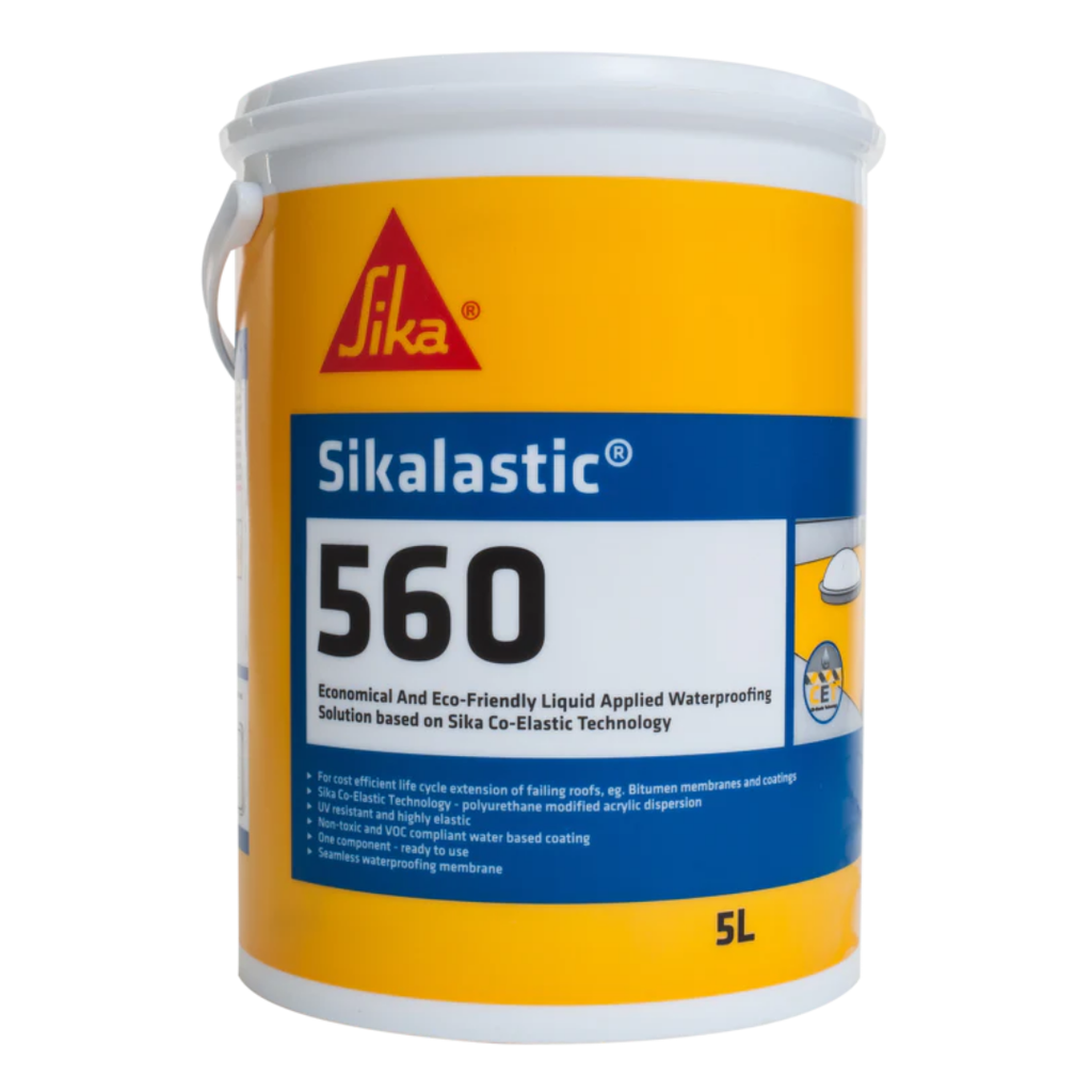 SIKA Sikalastic 560 Grey & White 20kg Economical liquid applied roof waterproofing solution