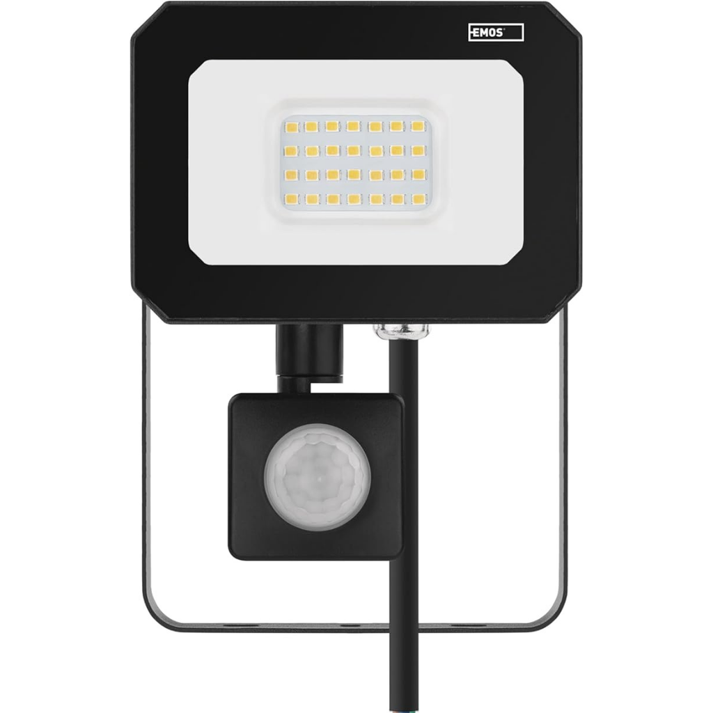 EMOS Floodlight Led 50W 4000K 5000Lm With Pir 8M 182X199X52Mm Simpo
