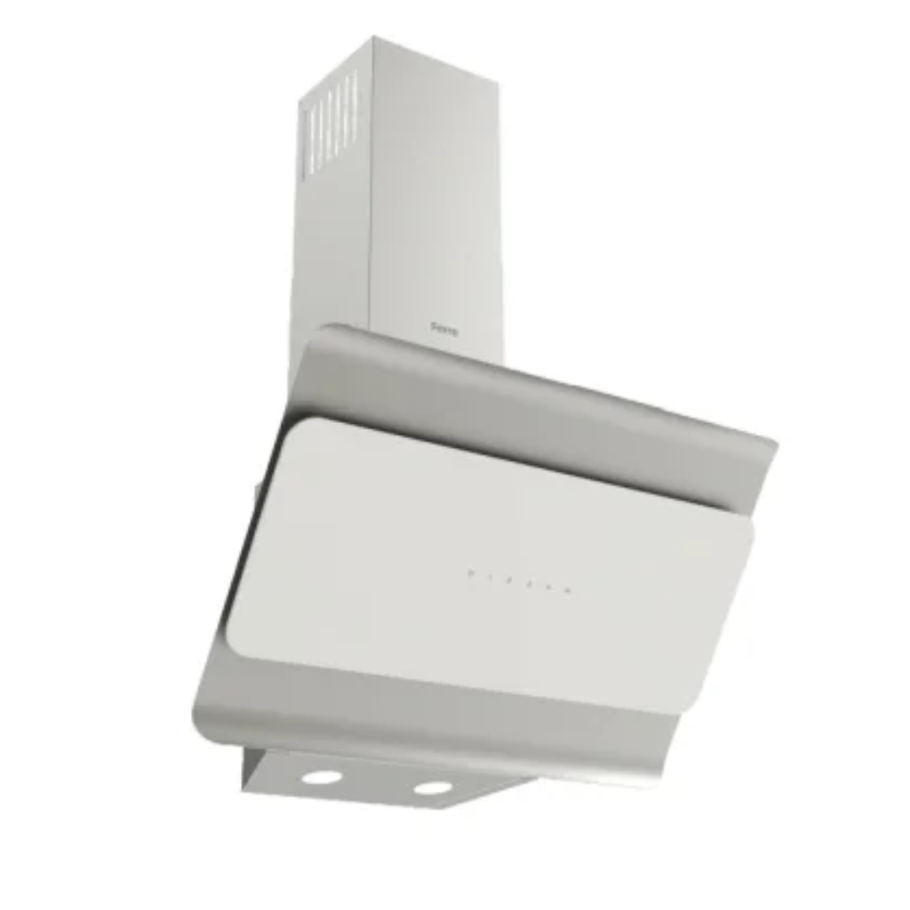 FERRE Angled Curved Hood White 60Cm(Mod Elegance 60 White)
