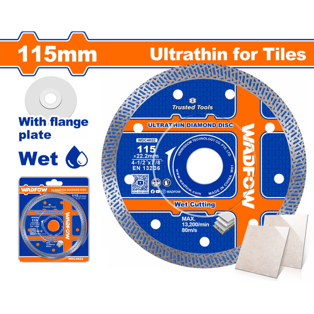 WADFOW Ultrathin Diamond Disc 115Mm