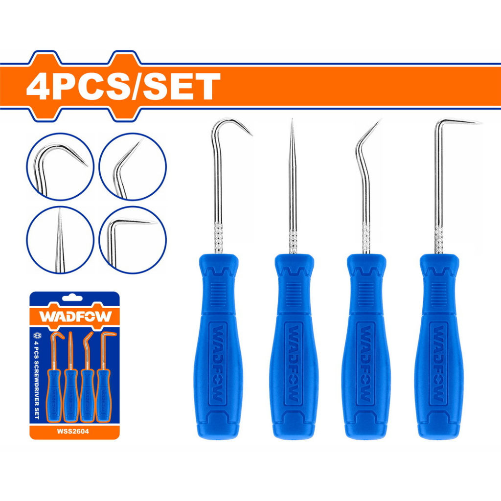 WADFOW 4Pcs Pick And Hook Set