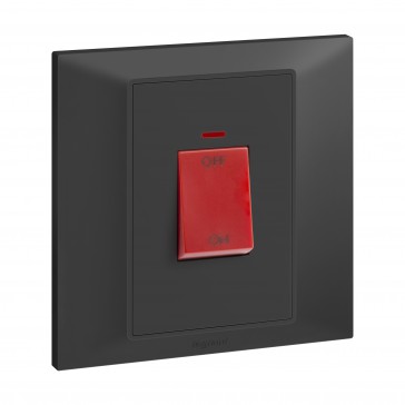 LEGRAND Belanko™ S Anthracite Switch Water Heater 45a DP + Neon Not Marked