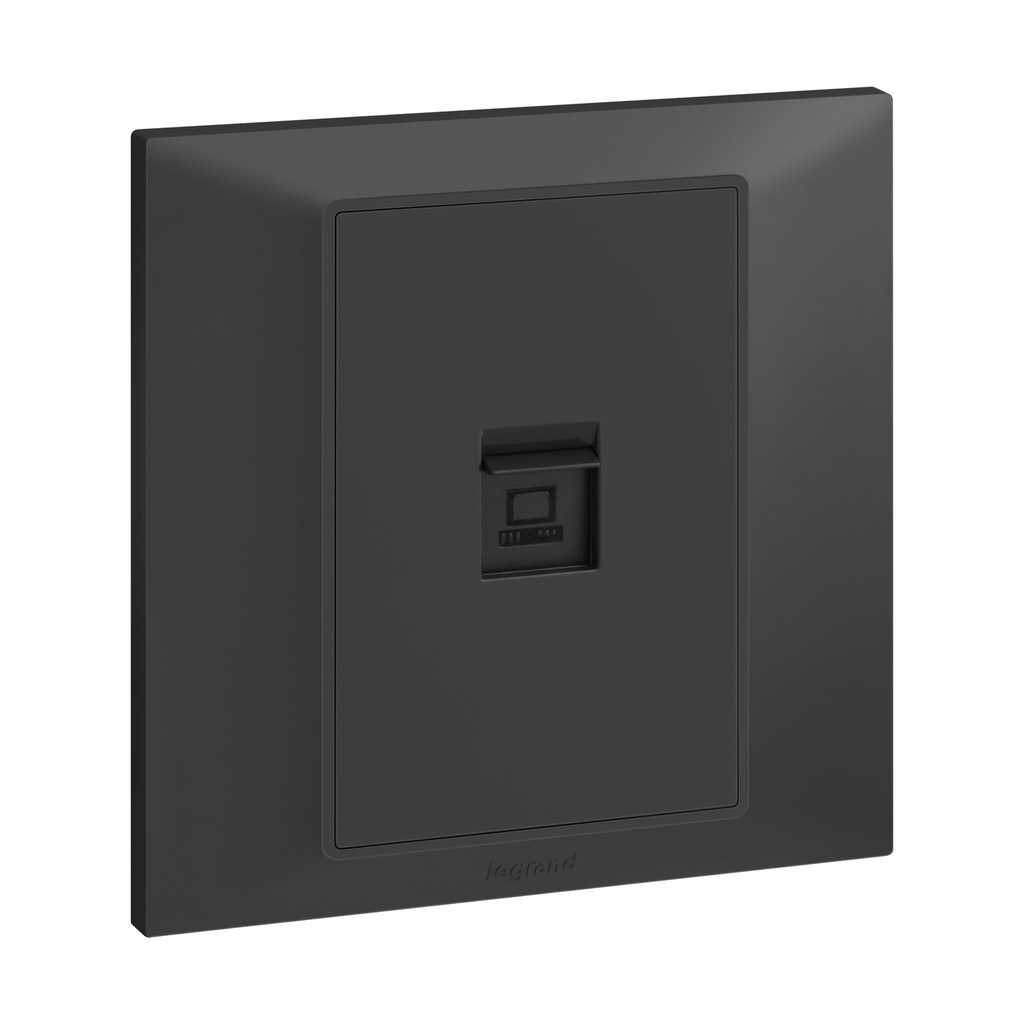 LEGRAND Belanko™ S Anthracite Socket RJ45 Cat 6 UTP