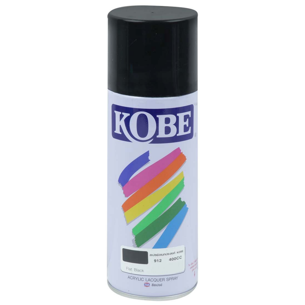 KOBE Spray Paint Flat Black 912