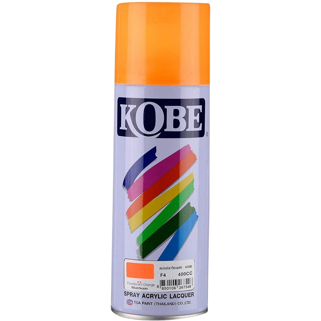 KOBE Spray Paint Fluorescent Orange F4