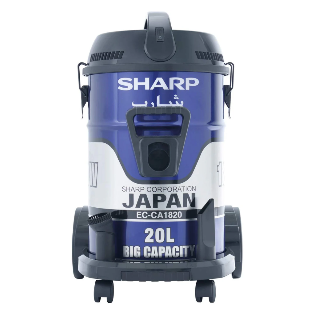 SHARP Barrel Canister Dry Blue Vacuum Cleaner 1800W
