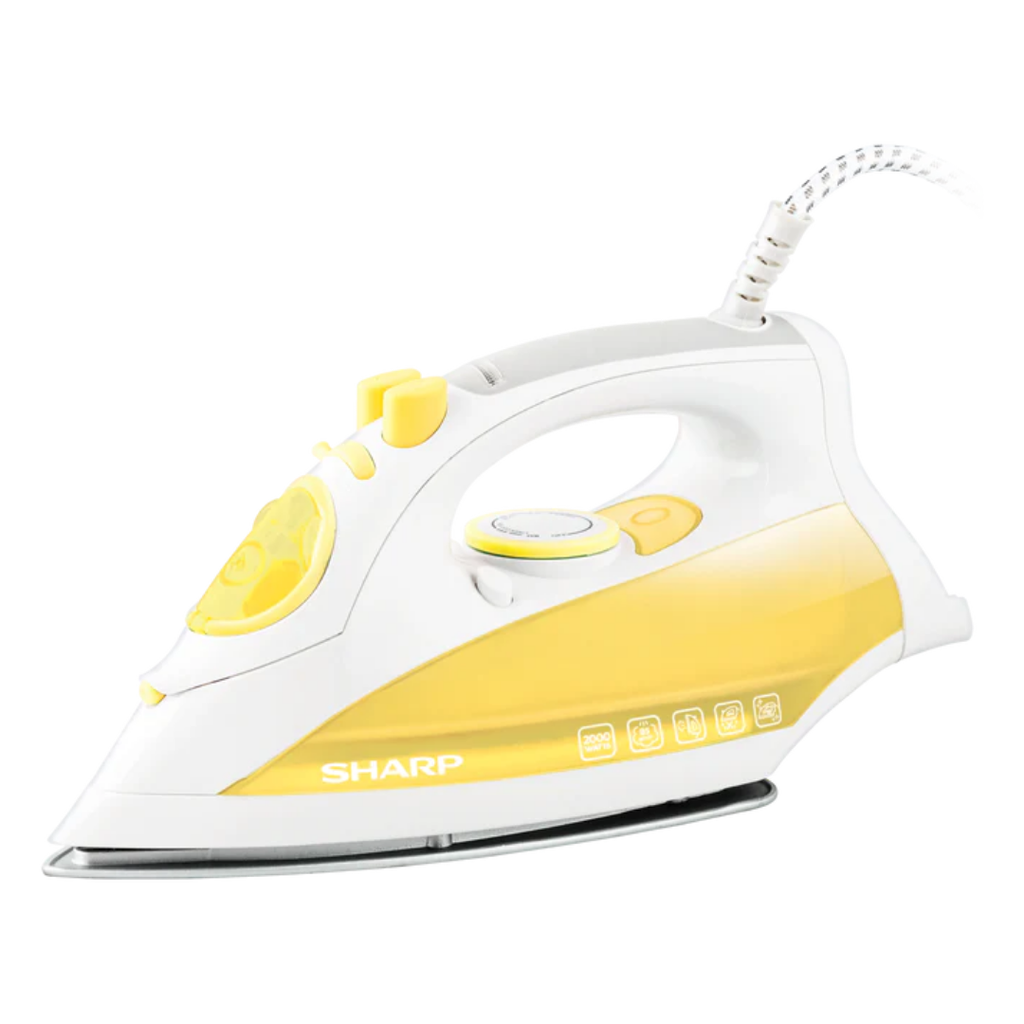 SHARP 2000W Steam Iron - Either Yellow or Green