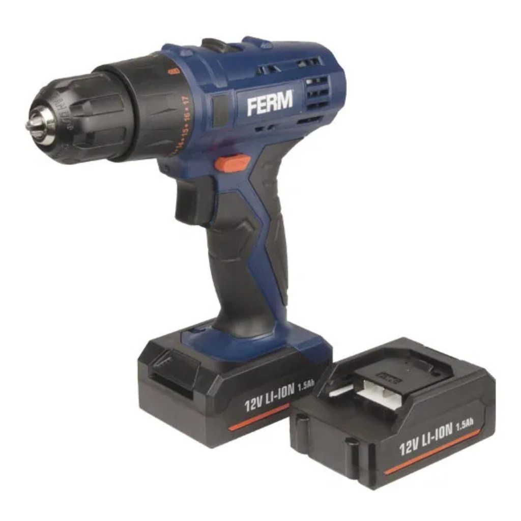 FERM Cordless Li-Ion Drill 12V 1.5Ah