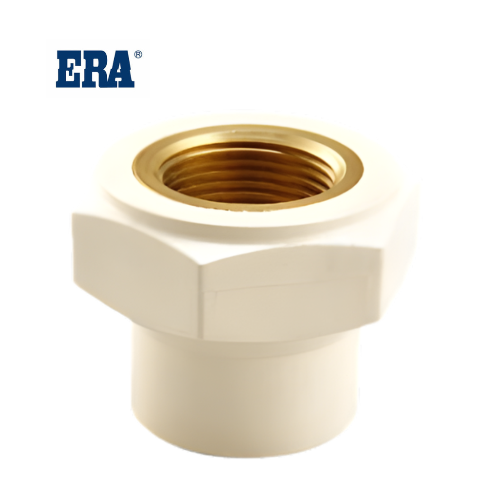 ERA CPVC Fitting MIFV Female Adaptor BRASS INSERT 20 mm X 1/2''