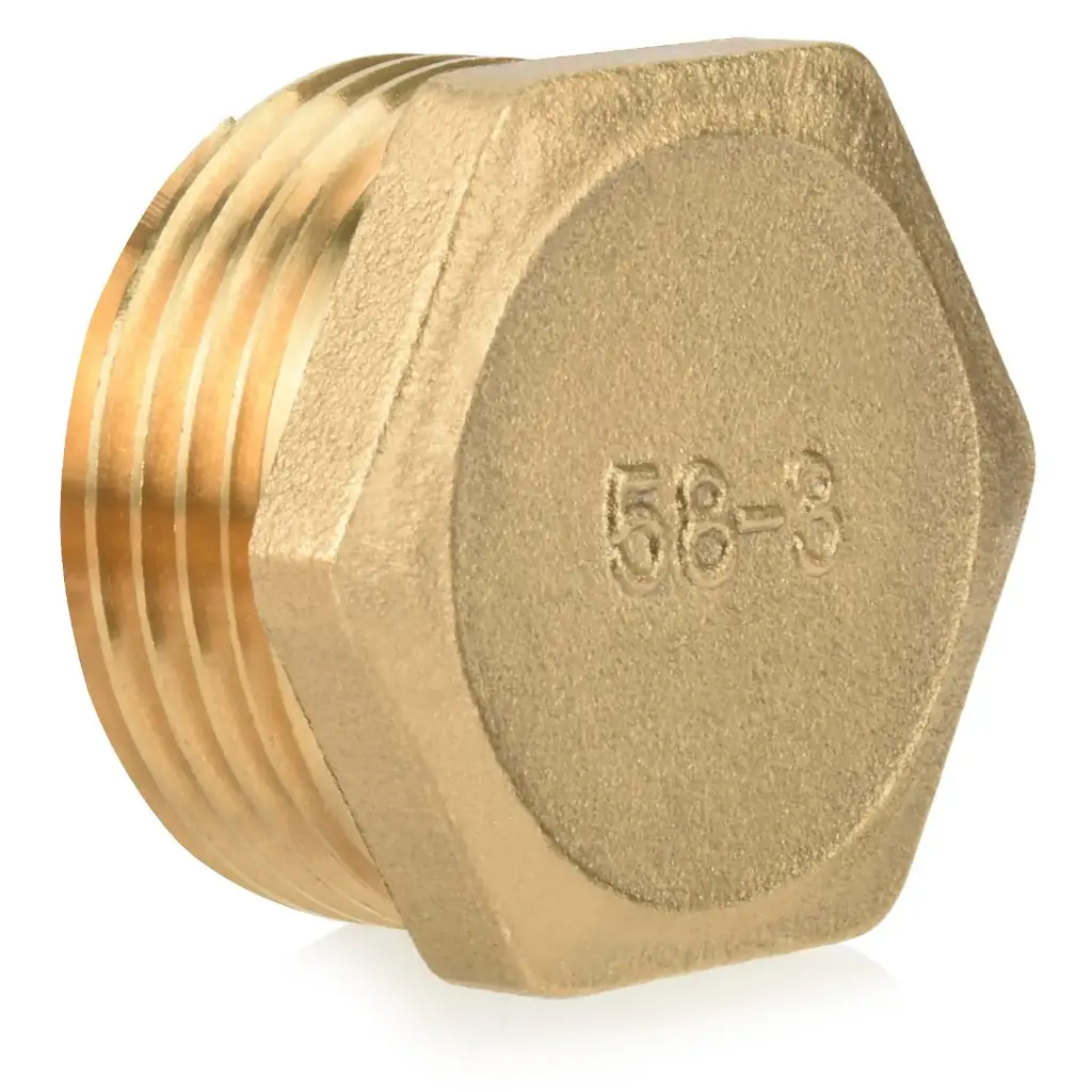 EASYFIT Threaded Brass Fitting Plug Male 1/2''