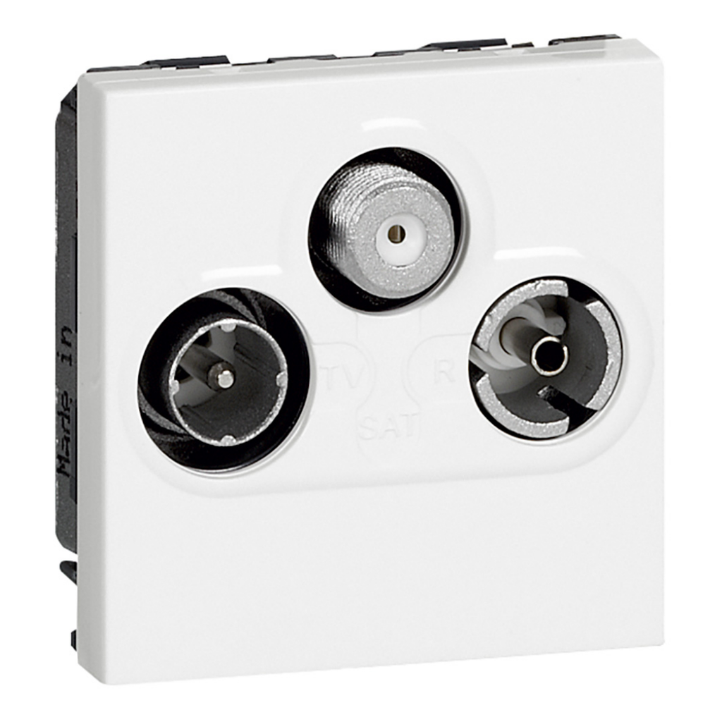 LEGRAND Arteor™ White Socket Tv-R-Sat 2mod.