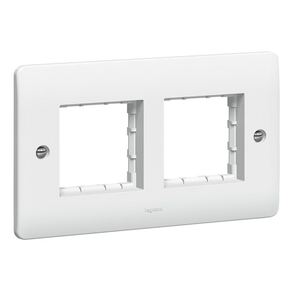 LEGRAND Synergy™ Carrier Plate For 4 Mosaic Modules 2g White