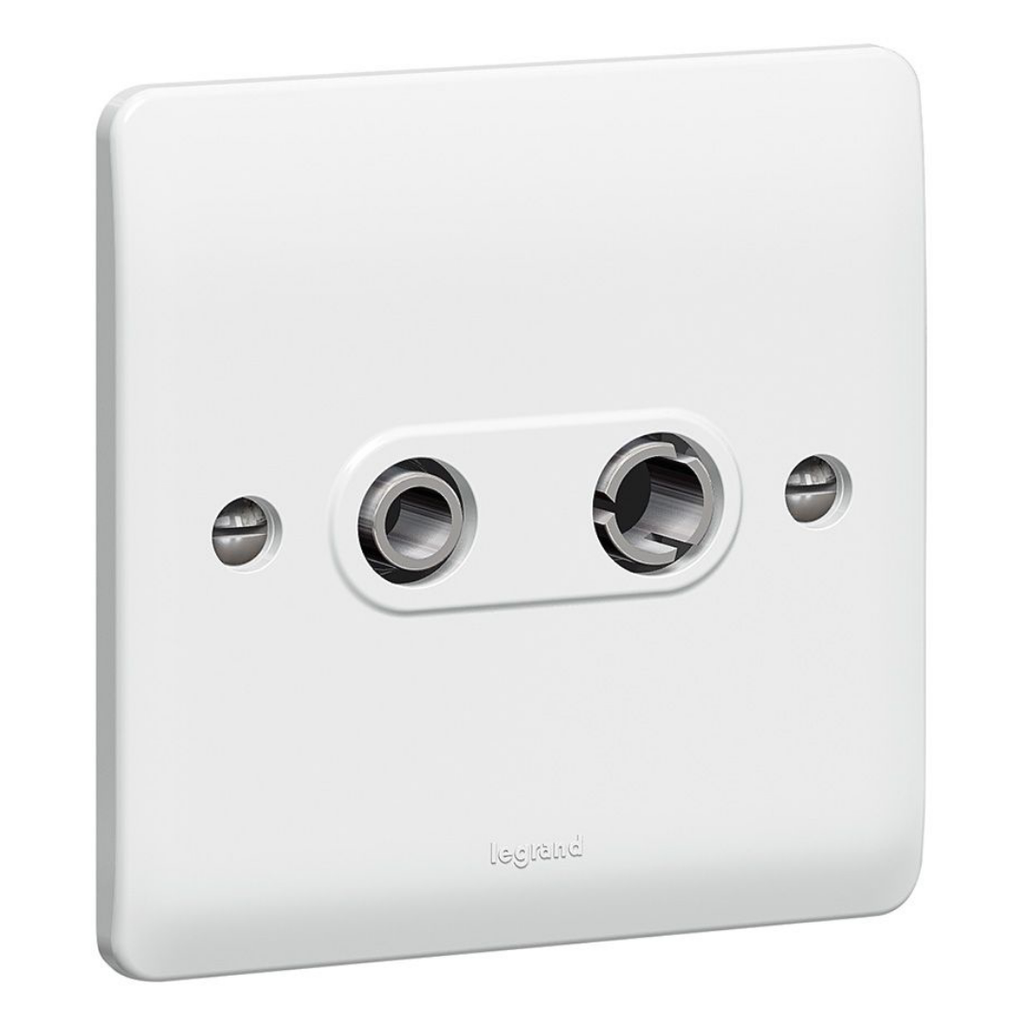LEGRAND Synergy™ Screened Television and Radio Socket - White